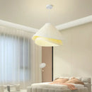 GobekUsa E27 Fabric Chandelier Modern Bedroom LED Pendant Lights Nordic Decor Hanging Lamp