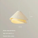 GobekUsa E27 Fabric Chandelier Modern Bedroom LED Pendant Lights Nordic Decor Hanging Lamp