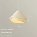 GobekUsa E27 Fabric Chandelier Modern Bedroom LED Pendant Lights Nordic Decor Hanging Lamp