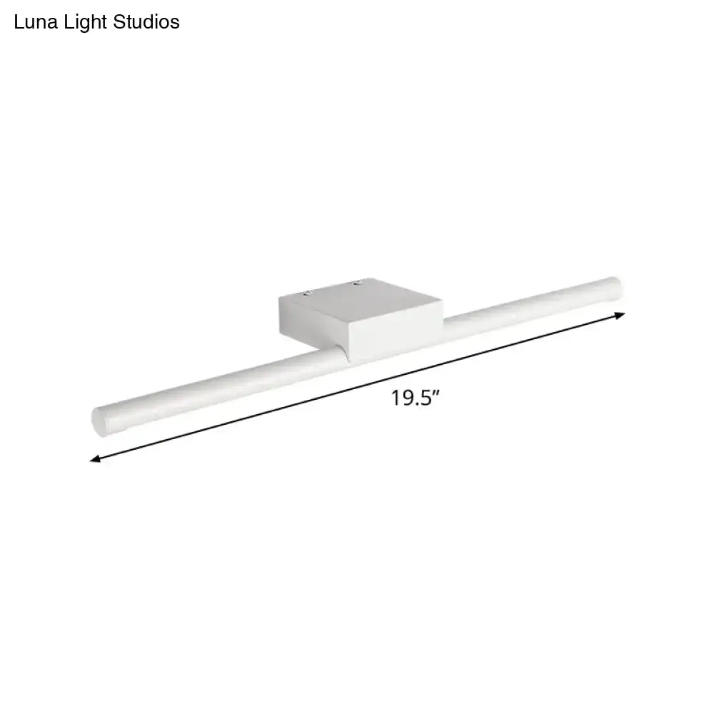 GobekUsa Pole Vanity Lighting: Modern LED Wall Mount Light in Warm/White, Multiple Length Options, photo 5 of 7