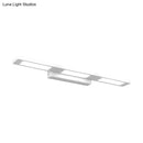 GobekUsa Modern LED Rectangular Acrylic Vanity Wall Light - White/Warm Light