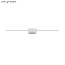GobekUsa Minimalist White Iron Wall Sconce - LED Vanity Light in Warm/White - 16/ 23.5/ 31.5 Inches Long