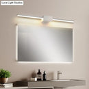 GobekUsa Minimalist White Iron Wall Sconce - LED Vanity Light in Warm/White - 16/ 23.5/ 31.5 Inches Long