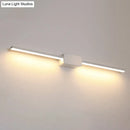 GobekUsa Minimalist White Iron Wall Sconce - LED Vanity Light in Warm/White - 16/ 23.5/ 31.5 Inches Long