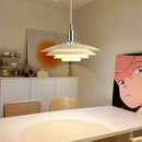 GobekUsa Gradient White Red UFO Pendant Light | Adjustable Mid Century Chandelier