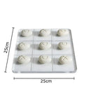 GobekUsa Acrylic Tic-Tac-Toe Chessboard Set with Resin Pieces