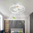GobekUsa LED Ceiling Fan with Remote Control, Modern Silent Lighting Fixture for Bedroom and Dining Room