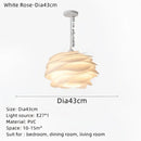 GobekUsa CARMINA Rose Flower Pendant Lights for Kitchen Bedroom Living Room