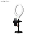 GobekUsa Rotatable LED Round Mirror Light with USB Port- Modernist Metallic Flush Lighting, White