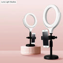 GobekUsa Rotatable LED Round Mirror Light with USB Port- Modernist Metallic Flush Lighting, White