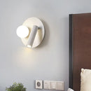 GobekUsa Round Wall Sconce with Warm/White LED Downlight in Simplicity Acrylic