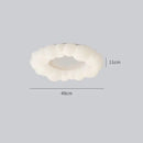 GobekUsa Cloud Living Room Ceiling Lamp Bedroom Light Simple Restaurant Designer Atmospheric Cream Wind