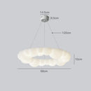 GobekUsa Cloud Living Room Ceiling Lamp Bedroom Light Simple Restaurant Designer Atmospheric Cream Wind