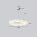 GobekUsa Cloud Living Room Ceiling Lamp Bedroom Light Simple Restaurant Designer Atmospheric Cream Wind