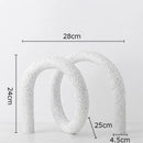 GobekUsa Abstract Twisted Knot Sculpture for Room Aesthetics Decor