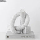 GobekUsa Abstract Twisted Knot Sculpture for Room Aesthetics Decor