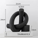 GobekUsa Abstract Twisted Knot Sculpture for Room Aesthetics Decor