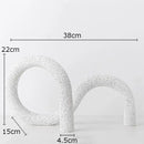 GobekUsa Abstract Twisted Knot Sculpture for Room Aesthetics Decor