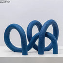 GobekUsa Abstract Twisted Knot Sculpture for Room Aesthetics Decor