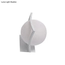 GobekUsa Modern White Sphere Opal Glass Kitchen Wall Sconce with 1 Light