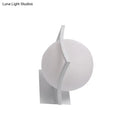 GobekUsa Modern White Sphere Opal Glass Kitchen Wall Sconce with 1 Light