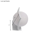 GobekUsa Modern White Sphere Opal Glass Kitchen Wall Sconce with 1 Light