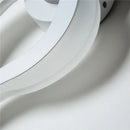 GobekUsa Flame Shaped LED Wall Mounted Light - Decorative Acrylic Sconce for Corridors (White)