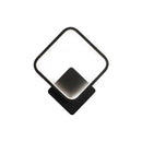 GobekUsa Modern LED Bedside Wall Light - Aluminum Minimalistic Sconce Lighting in Black/White, 8"/10"/12.5" Dia