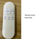 GobekUsa Bladeless Ceiling Fan Light Remote Control LED Circulator for Bedroom Living Room