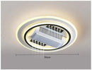 GobekUsa Bladeless LED Ceiling Fan Light: Modern Invisible Fan Lamp for Bedroom & Living Room