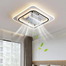 GobekUsa Bladeless LED Ceiling Fan Light: Modern Invisible Fan Lamp for Bedroom & Living Room