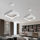 GobekUsa Bladeless Ceiling Fan Light Remote Control LED Circulator for Bedroom Living Room