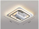 GobekUsa Bladeless LED Ceiling Fan Light: Modern Invisible Fan Lamp for Bedroom & Living Room