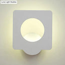 GobekUsa Minimalist Aluminum LED Wall Sconce in Circle/Square Shape - Warm/Natural Lighting