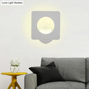 GobekUsa Minimalist Aluminum LED Wall Sconce in Circle/Square Shape - Warm/Natural Lighting
