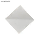GobekUsa Stylish Curved Wall Sconce with Acrylic Squared Shade: Warm/White LED Bedroom Lamp