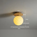 GobekUsa Ceramic Wood LED Ceiling Light for Modern Indoor Lighting