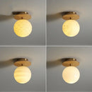 GobekUsa Ceramic Wood LED Ceiling Light for Modern Indoor Lighting