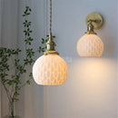 GobekUsa Ceramic LED Pendant Lights | Copper Modern Hanglamp for Home Indoor Lighting