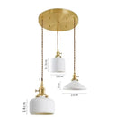GobekUsa Ceramic LED Pendant Lights | Copper Modern Hanglamp for Home Indoor Lighting