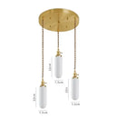 GobekUsa Ceramic LED Pendant Lights | Copper Modern Hanglamp for Home Indoor Lighting