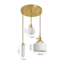GobekUsa Ceramic LED Pendant Lights | Copper Modern Hanglamp for Home Indoor Lighting