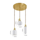GobekUsa Ceramic LED Pendant Lights | Copper Modern Hanglamp for Home Indoor Lighting