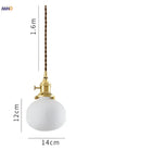 GobekUsa Ceramic LED Pendant Lights | Copper Modern Hanglamp for Home Indoor Lighting