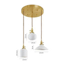 GobekUsa Ceramic LED Pendant Lights | Copper Modern Hanglamp for Home Indoor Lighting