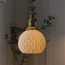 GobekUsa Ceramic LED Pendant Lights | Copper Modern Hanglamp for Home Indoor Lighting
