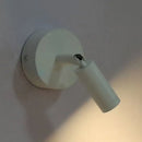 GobekUsa Modern LED White Tube Wall Light - Switch, Metal Sconce Lighting in Warm/White Light