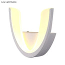 GobekUsa Minimalist Geometric LED Wall Sconce – Warm/White Light