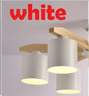 GobekUsa Iron & Wood Chandelier: Kids Room & Kitchen Island Lighting Fixtures