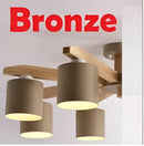 GobekUsa Iron & Wood Chandelier: Kids Room & Kitchen Island Lighting Fixtures